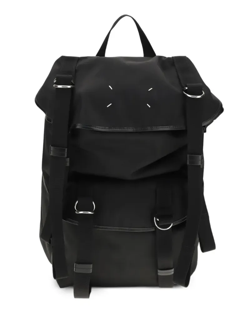 Maison Margiela High Tech Four Stitches Rucksack - Schwarz Schwarz