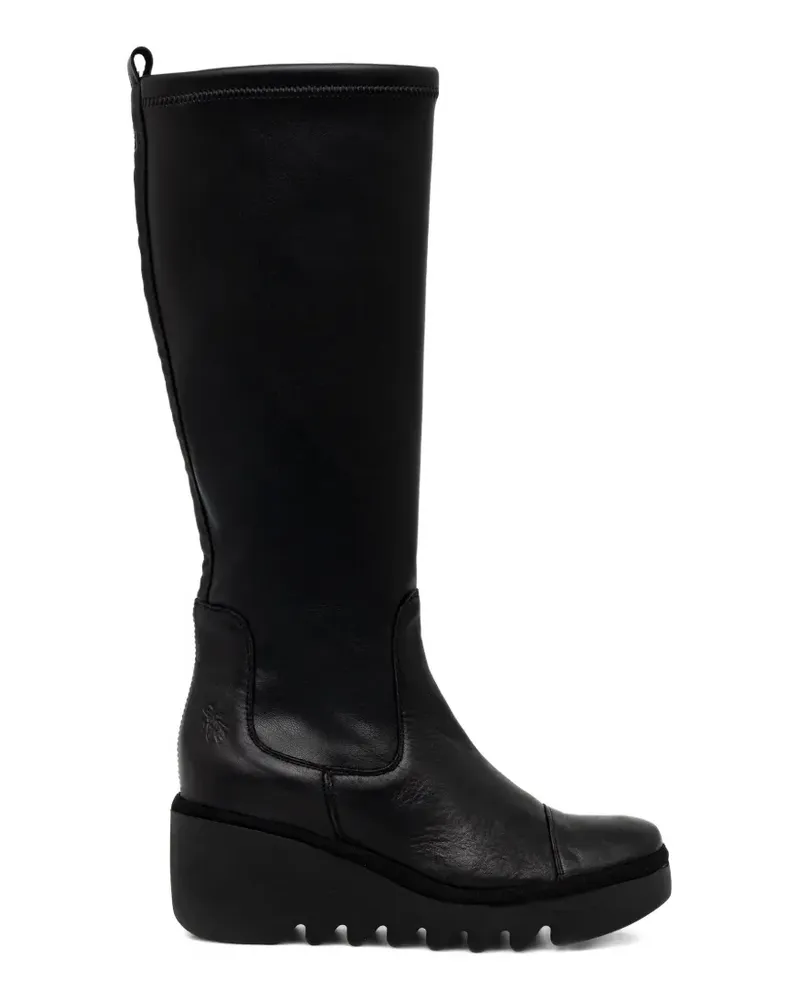 Fly London round-toe knee-high boots - Schwarz Schwarz