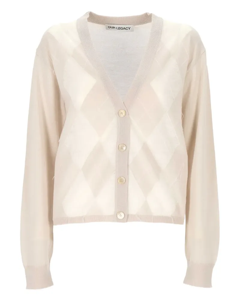 Our Legacy Ivy cardigan - Nude Nude