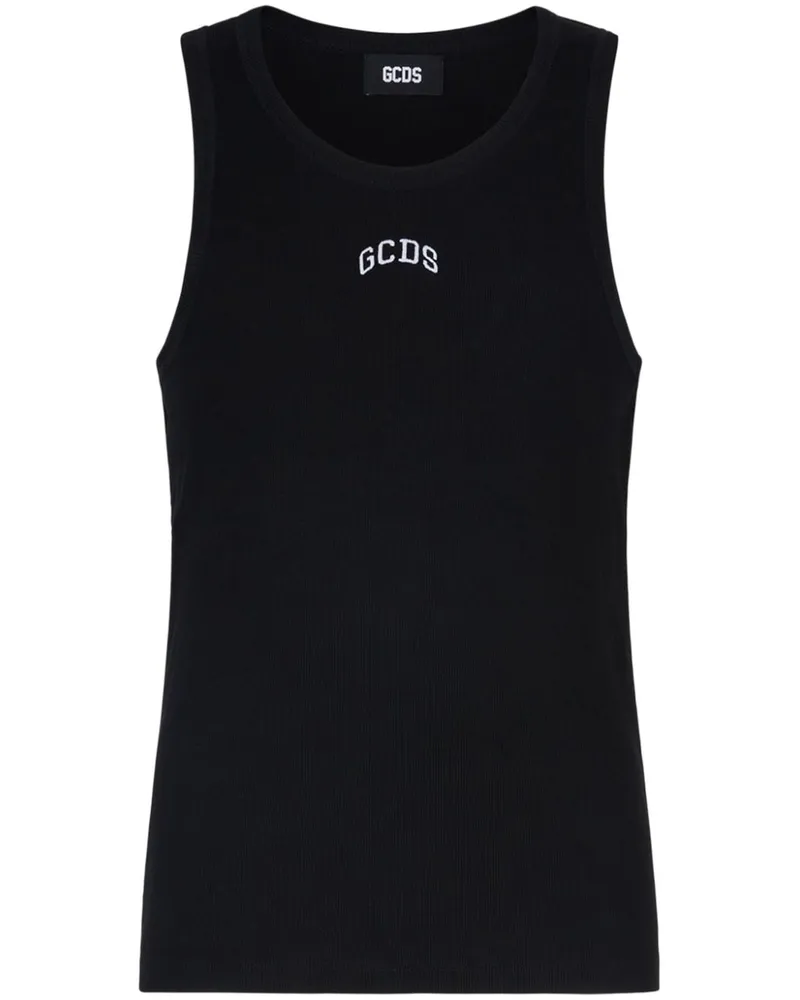 GCDS Tanktop mit Logo-Print - Schwarz Schwarz
