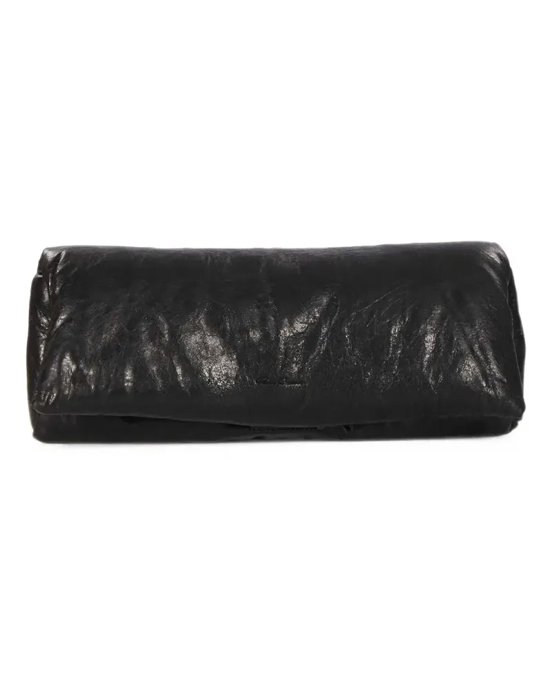 Rick Owens padded leather clutch bag - Schwarz Schwarz