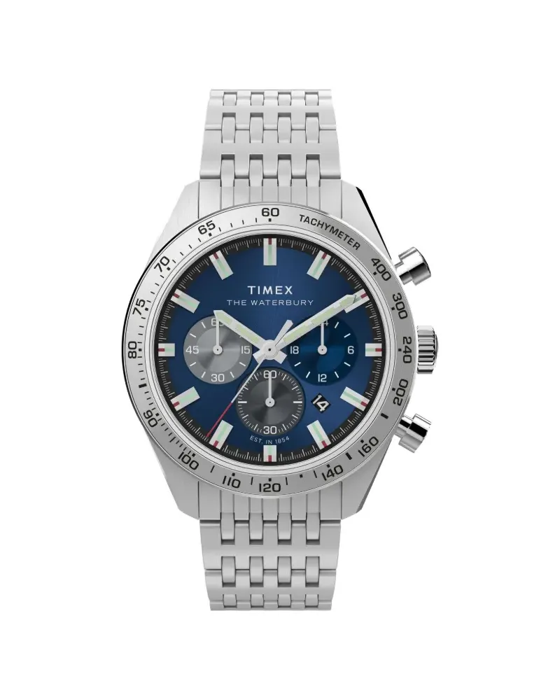 Timex Waterbury 41mm - Blau Blau