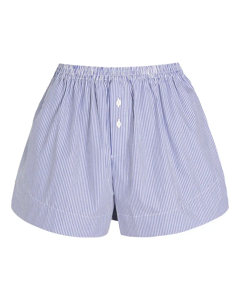 Faithfull The Brand Lonia striped shorts - Blau Blau