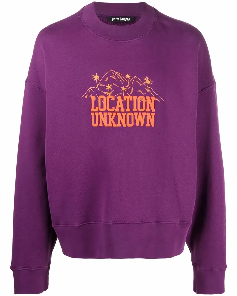 Palm Angels Location Unknown Sweatshirt - Violett Violett
