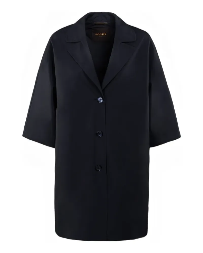 MOORER Lucilia coat - Blau Blau
