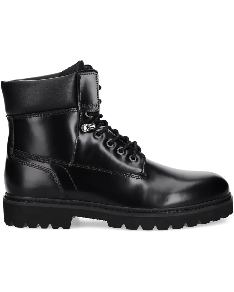 HUGO BOSS lace-up boots - Schwarz Schwarz