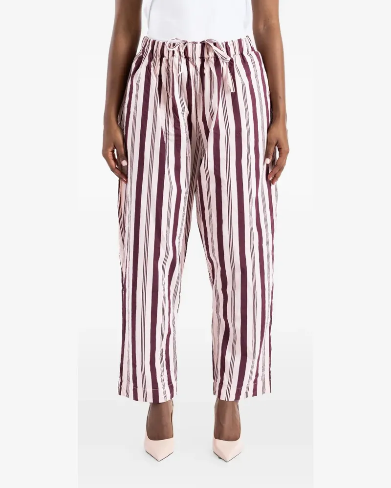 Casey Casey striped drawstring trousers - Rosa Rosa