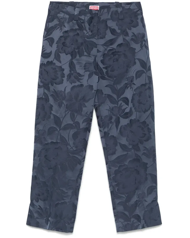 Kenzo Peonies Hose - Blau Blau