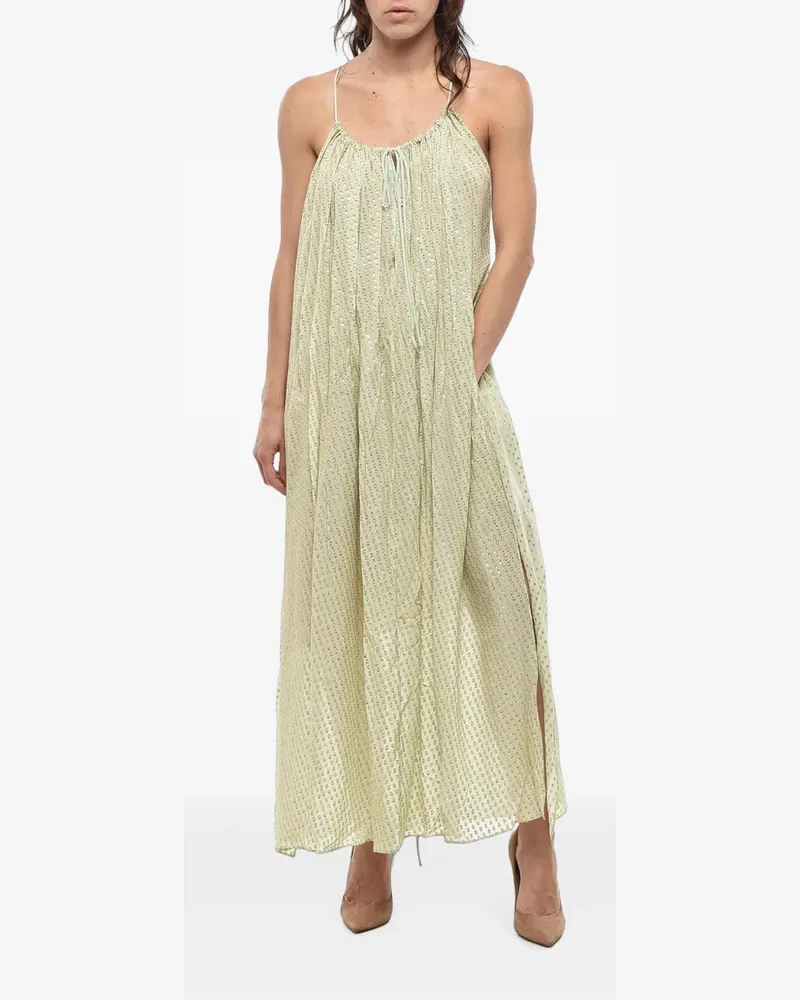 Stella McCartney Nadia Kleid mit Lurex - Grün Grün