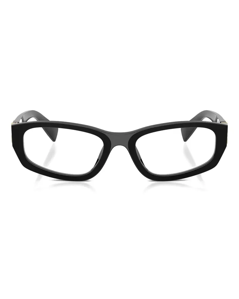 Miu Miu logo-detail glasses - Schwarz Schwarz