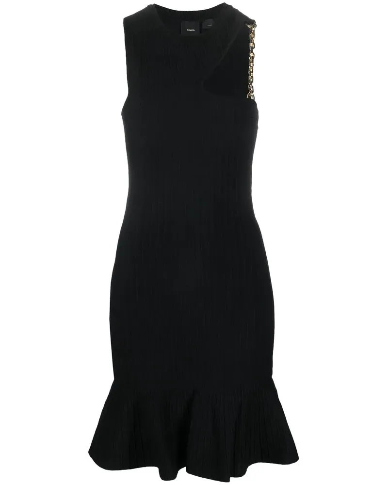Pinko Gestricktes Minikleid - Schwarz Schwarz