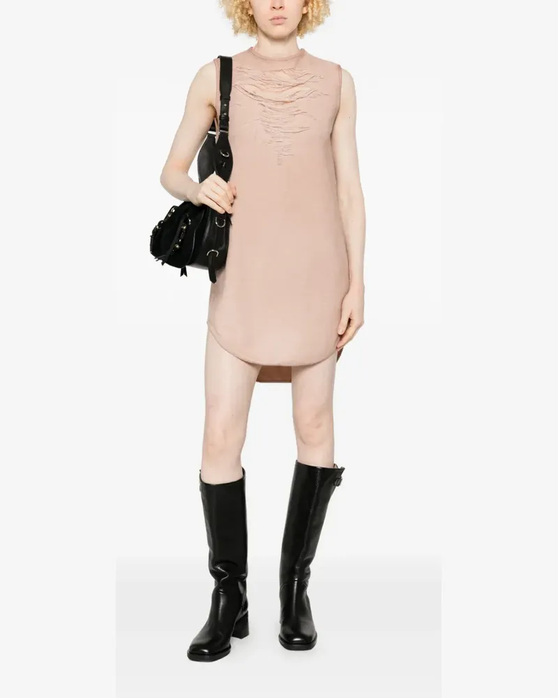 Diesel D-Yasy-S1 distressed sleeveless mini dress - Nude Nude
