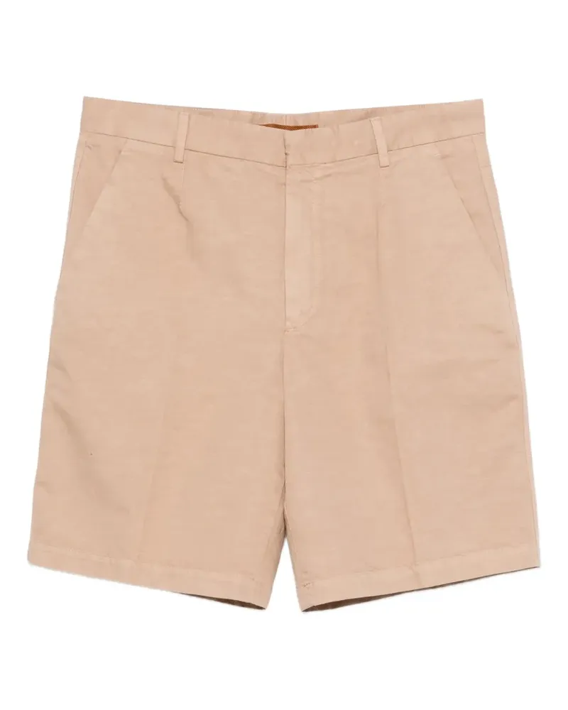 Ermenegildo Zegna pleated shorts - Nude Nude