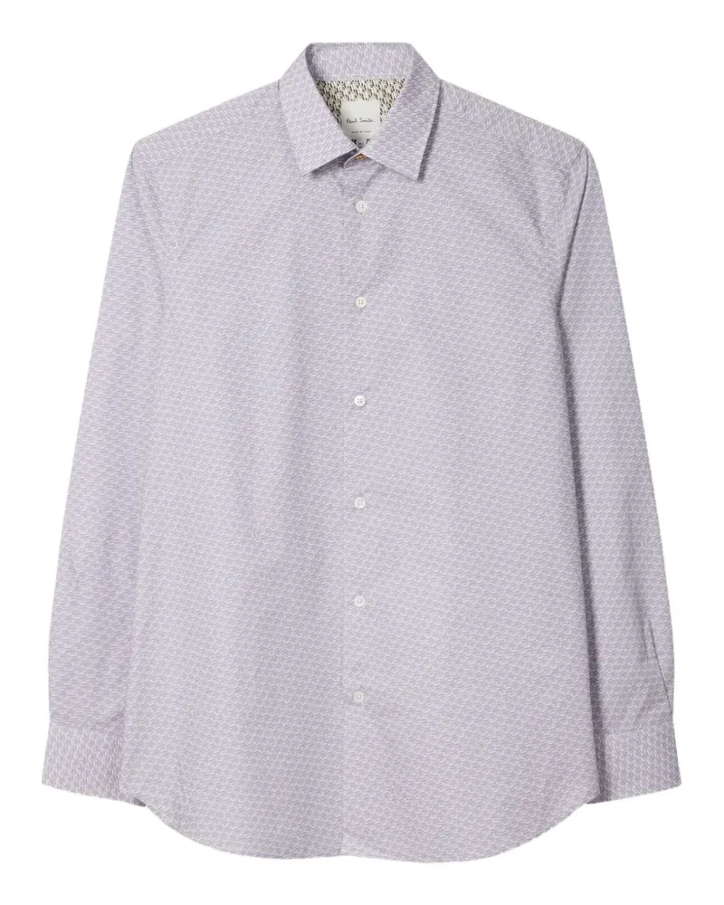 Paul Smith car-print long-sleeve shirt - Violett Violett
