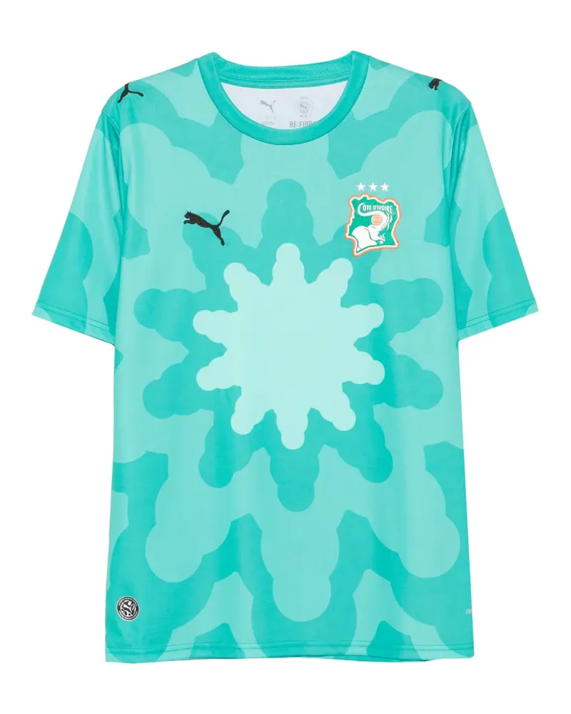 Puma x FIF x Salehe Bembury T-Shirt mit grafischem Print - Grün Grün