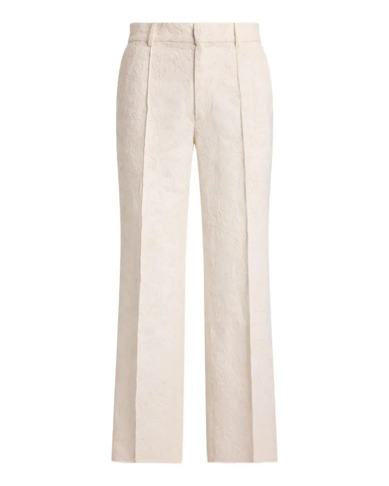 Ralph Lauren Cropped-Hose mit Stickerei - Nude Nude