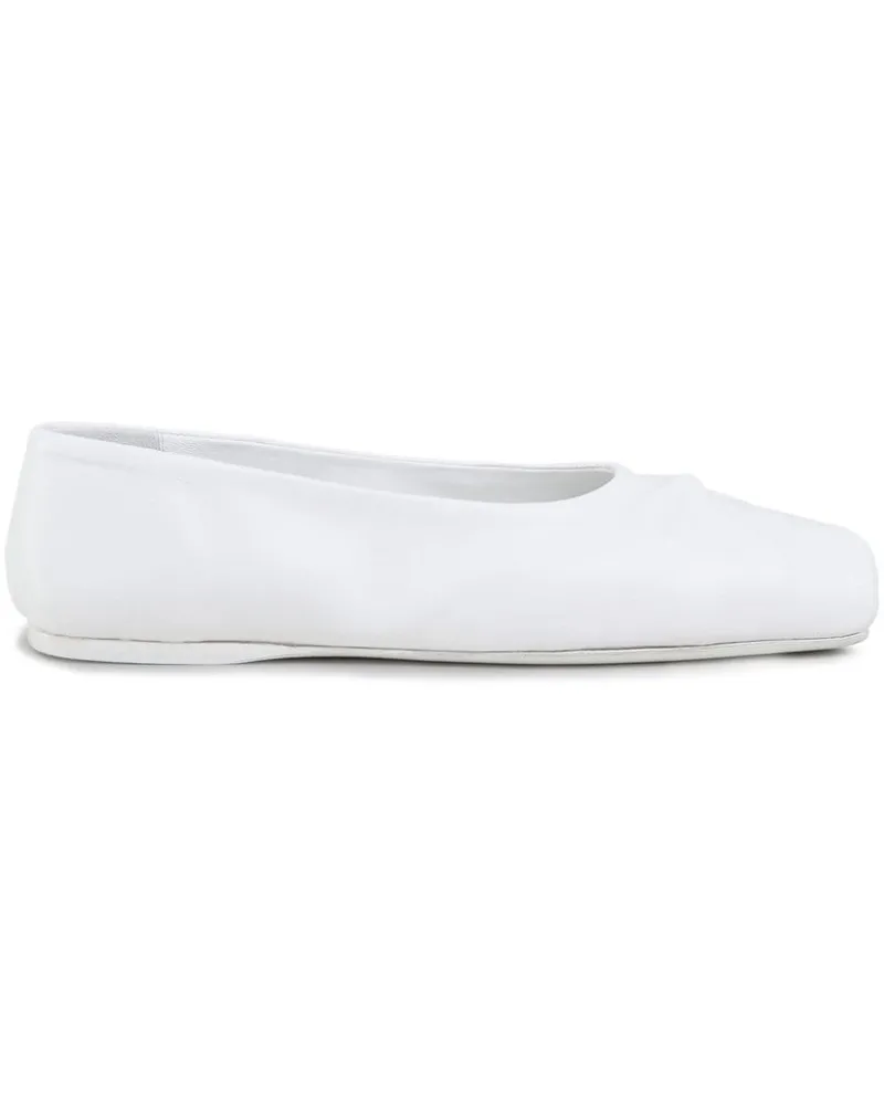 Marni Ballerinas mit Schleife - Weiß Weiß