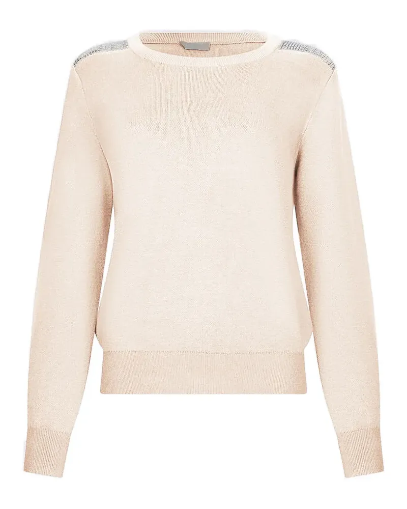 Liu Jo Pullover mit Perlen - Nude Nude