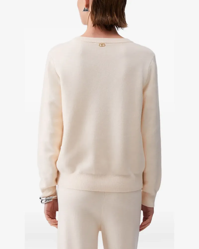Liu Jo Pullover mit Perlen - Nude Nude