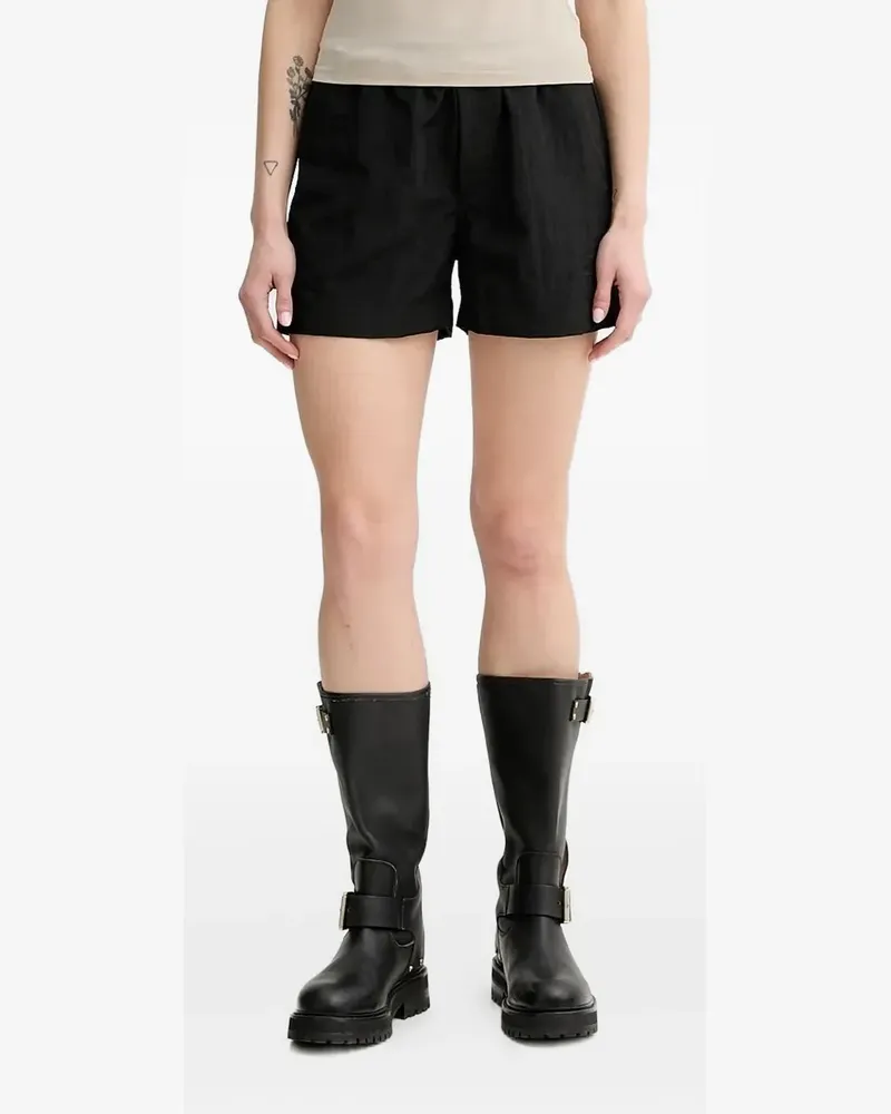 Won Hundred Shorts mit elastischem Bund - Schwarz Schwarz