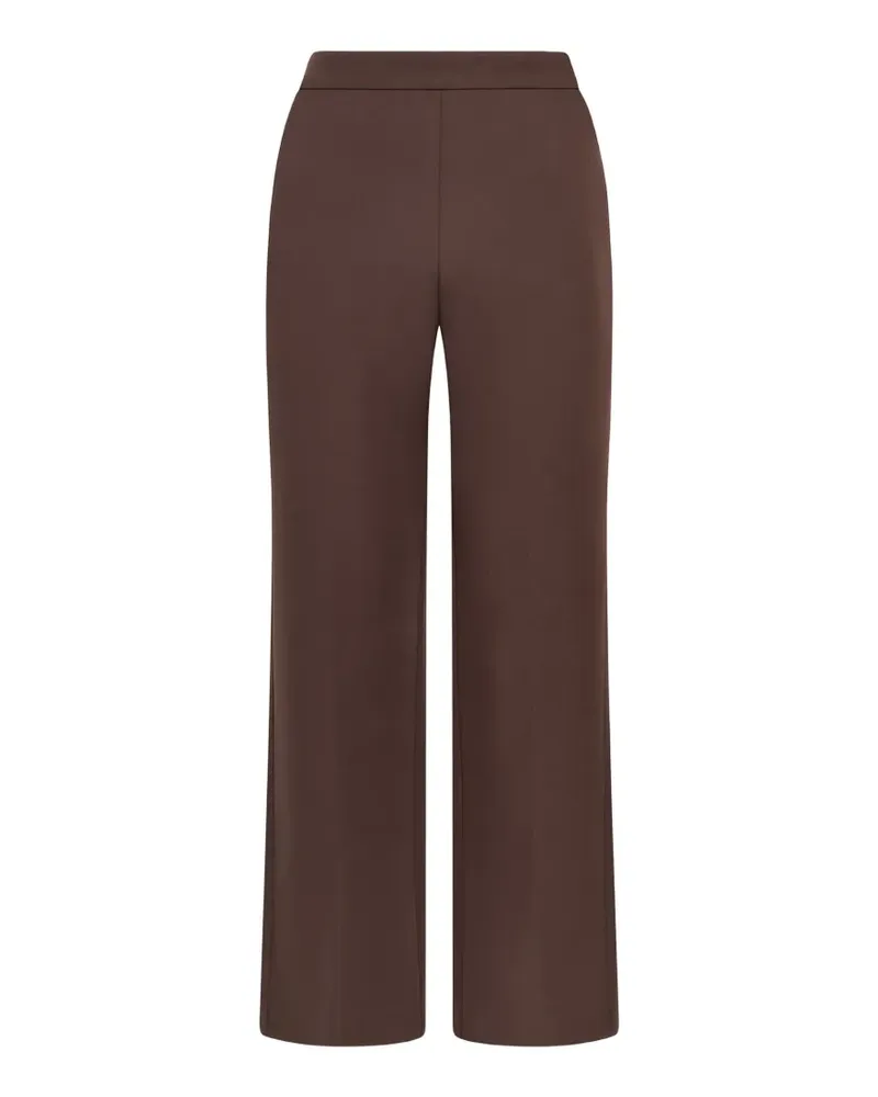 Maliparmi Sleek Urban Cady ankle-length bootcut trousers - Braun Braun