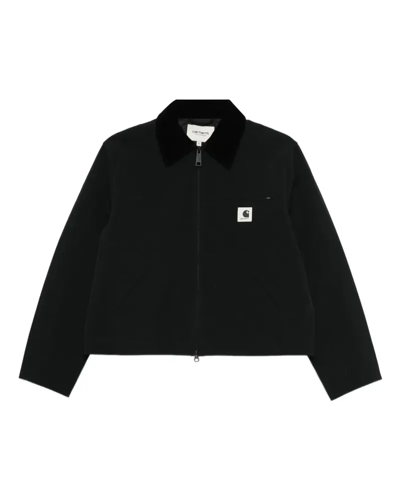 Carhartt WIP W' Newkirk Summer velvet-collar jacket - Schwarz Schwarz