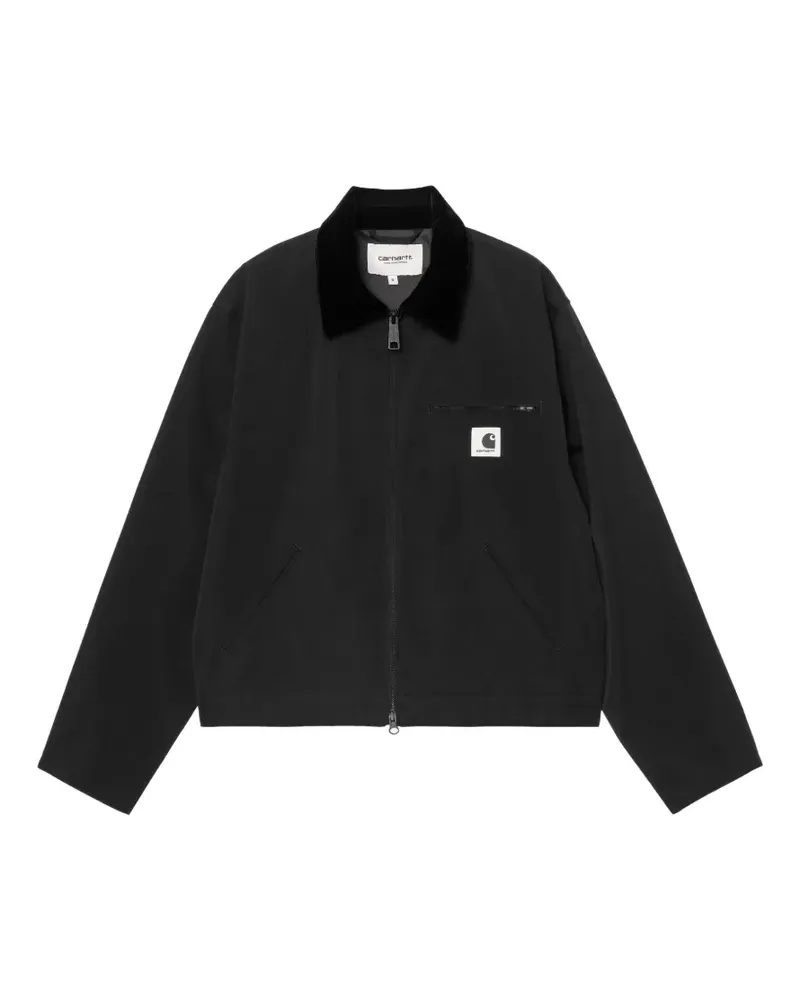 Carhartt WIP W' Newkirk Summer Jacke mit Samtkragen - Schwarz Schwarz