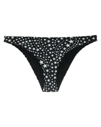 Stella McCartney Bikinihöschen mit Logo-Schild Schwarz