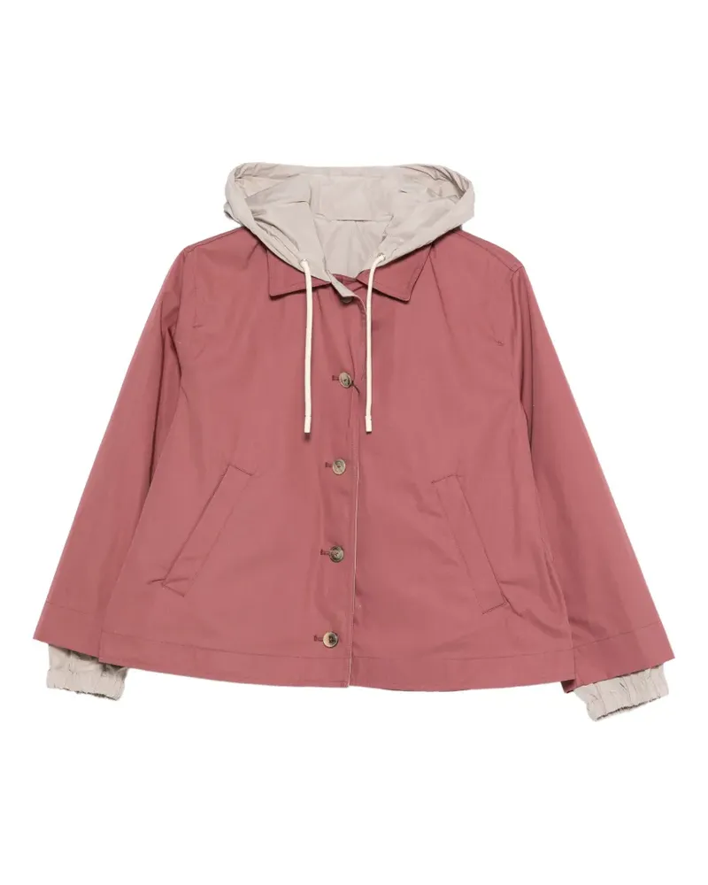 Herno hooded pocket jacket - Rosa Rosa