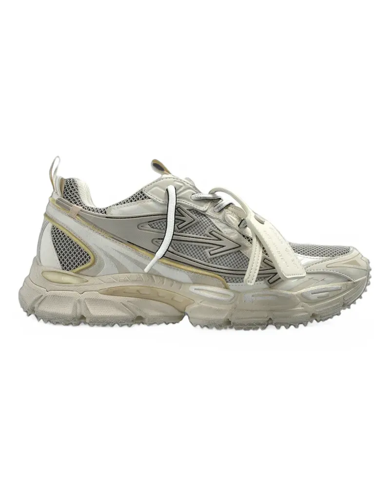 OFF-WHITE Arrows-patch panelled sneakers - Nude Nude