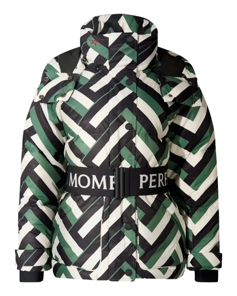 Perfect Moment Stadium Cortina Green/White Jacke - Weiß Weiß