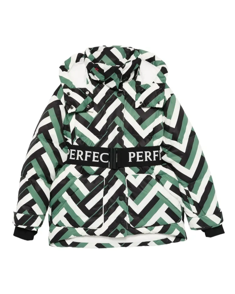 Perfect Moment Stadium Cortina Green/White Jacke - Weiß Weiß