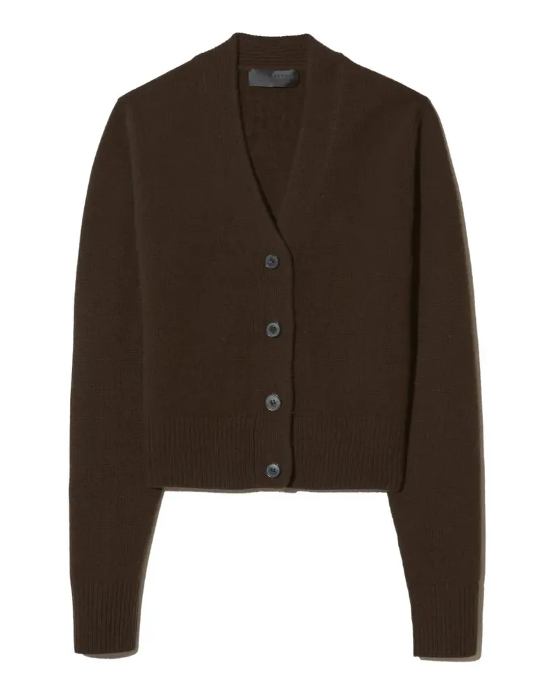 Nili Lotan Charmaine V-neck button-up cardigan - Braun Braun