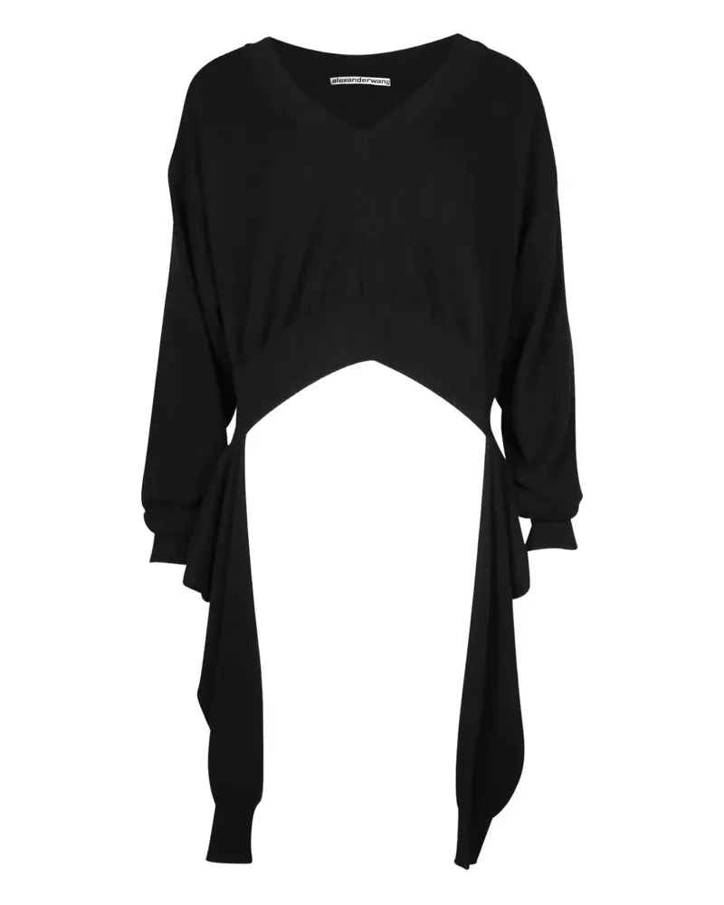 Alexander Wang inverted V-neck sweater - Schwarz Schwarz
