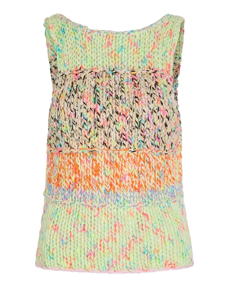 Free People Flea Market chunky-knit sleeveless sweater - Grün Grün
