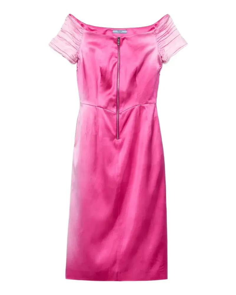 Prada washed duchesse dress - Rosa Rosa