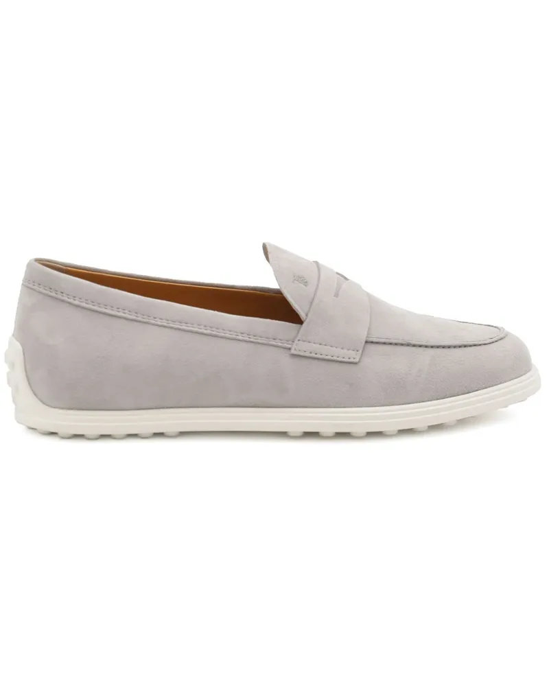 TOD'S Loafer aus Wildleder - Grau Grau