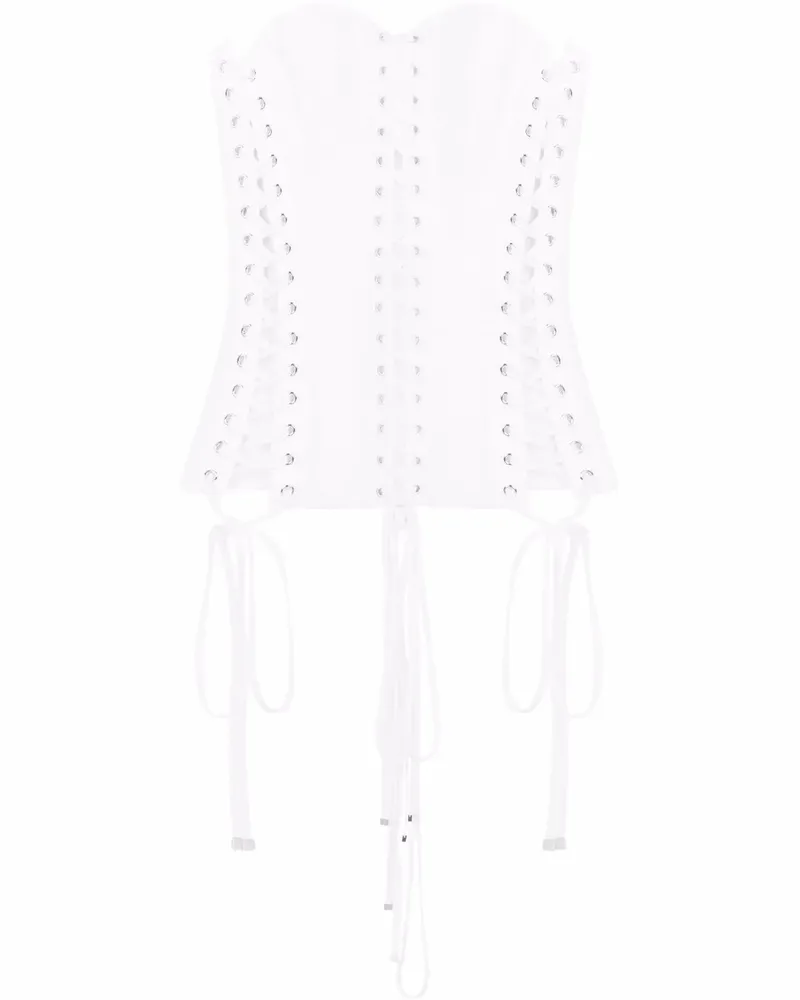 Dolce & Gabbana Bustier-Top - Weiß Weiß