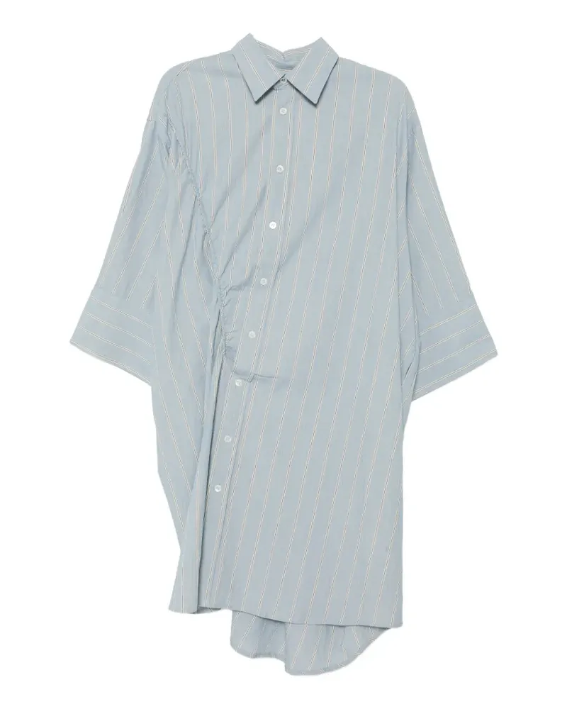 Marina Yee Twister striped shirt - Blau Blau