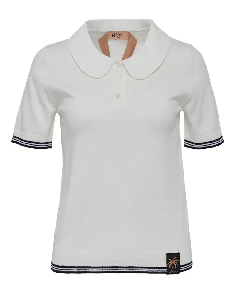 N° 21 Klassisches Poloshirt - Weiß Weiß