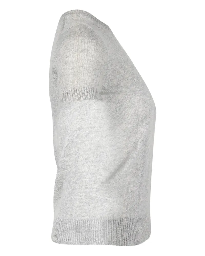 Theory short-sleeve knitted top - Grau Grau