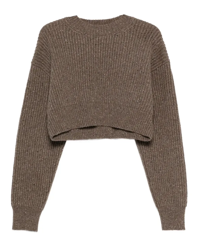 Uma Wang ribbed-knit sweater - Braun Braun