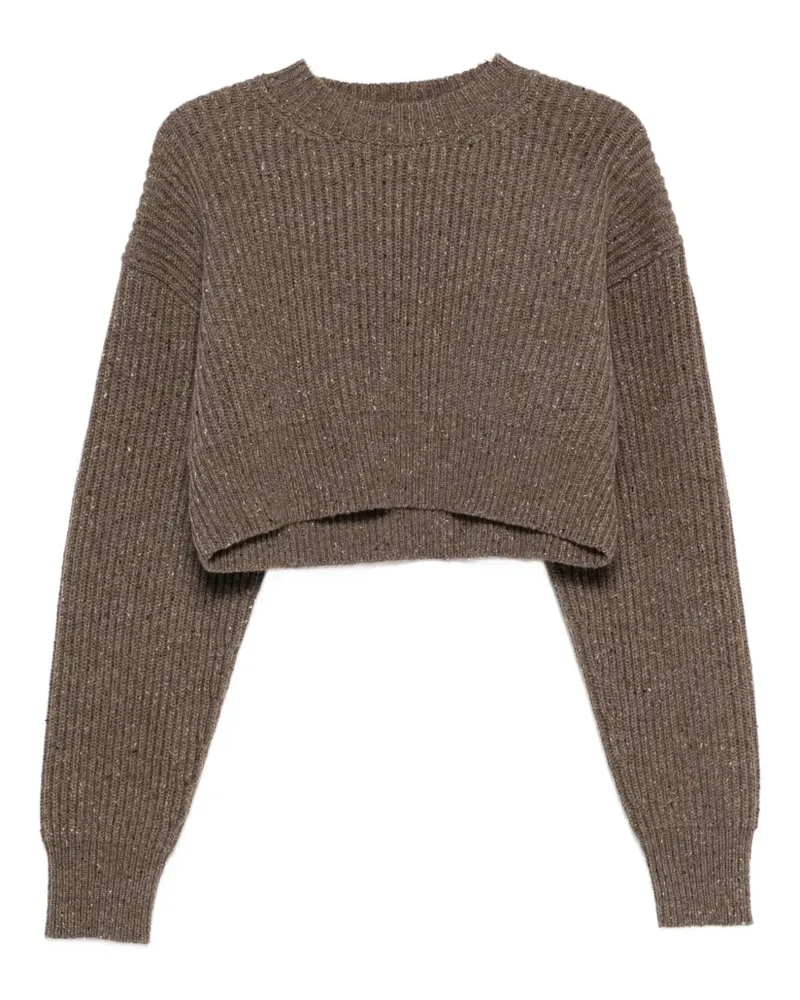 Uma Wang ribbed-knit sweater - Braun Braun