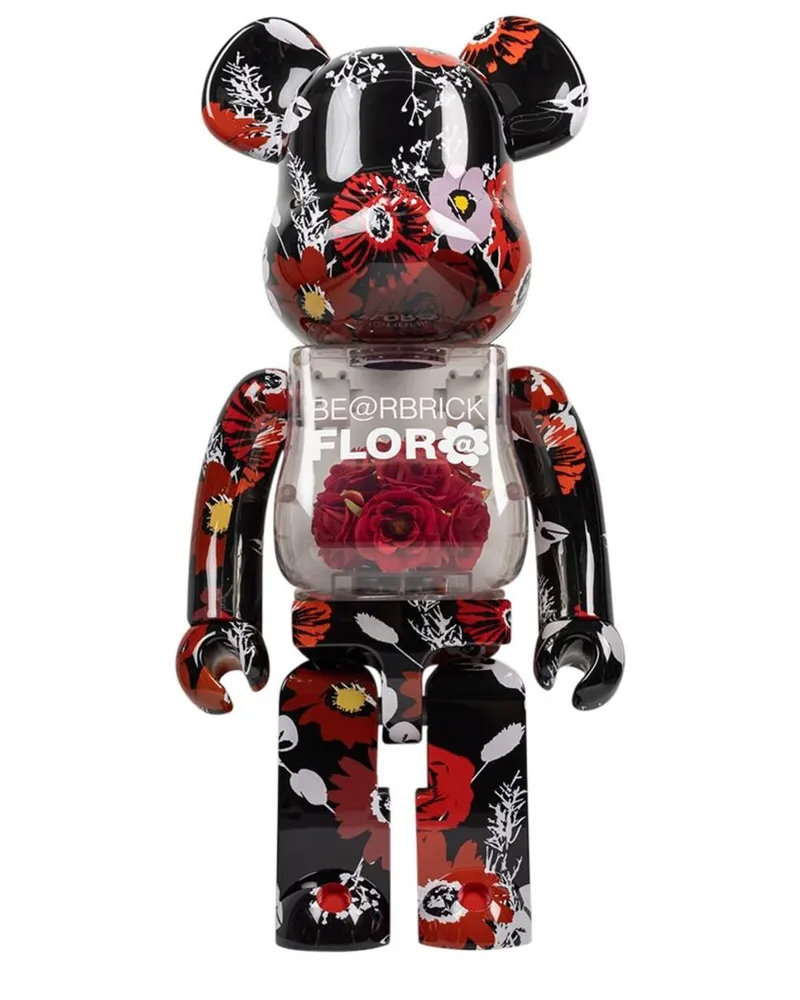 Medicom Toy Flora Bearbrick 1000% Figur Schwarz