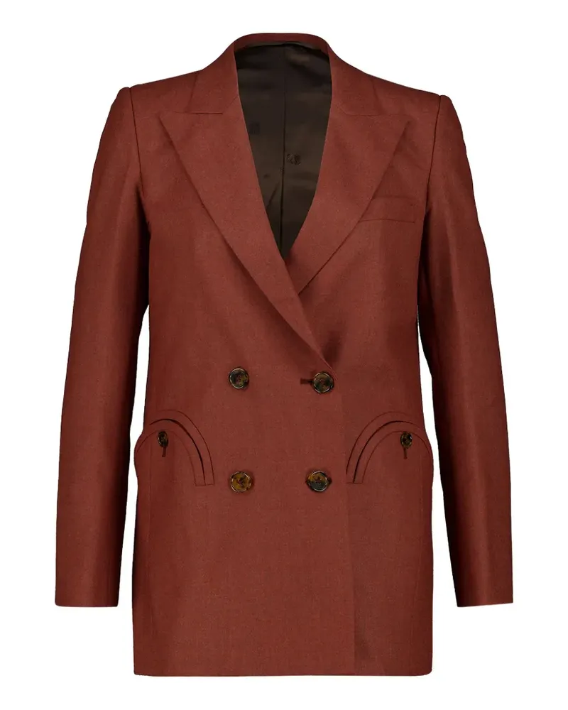 Blazé Milano Patea Everyday double-breasted blazer - Braun Braun