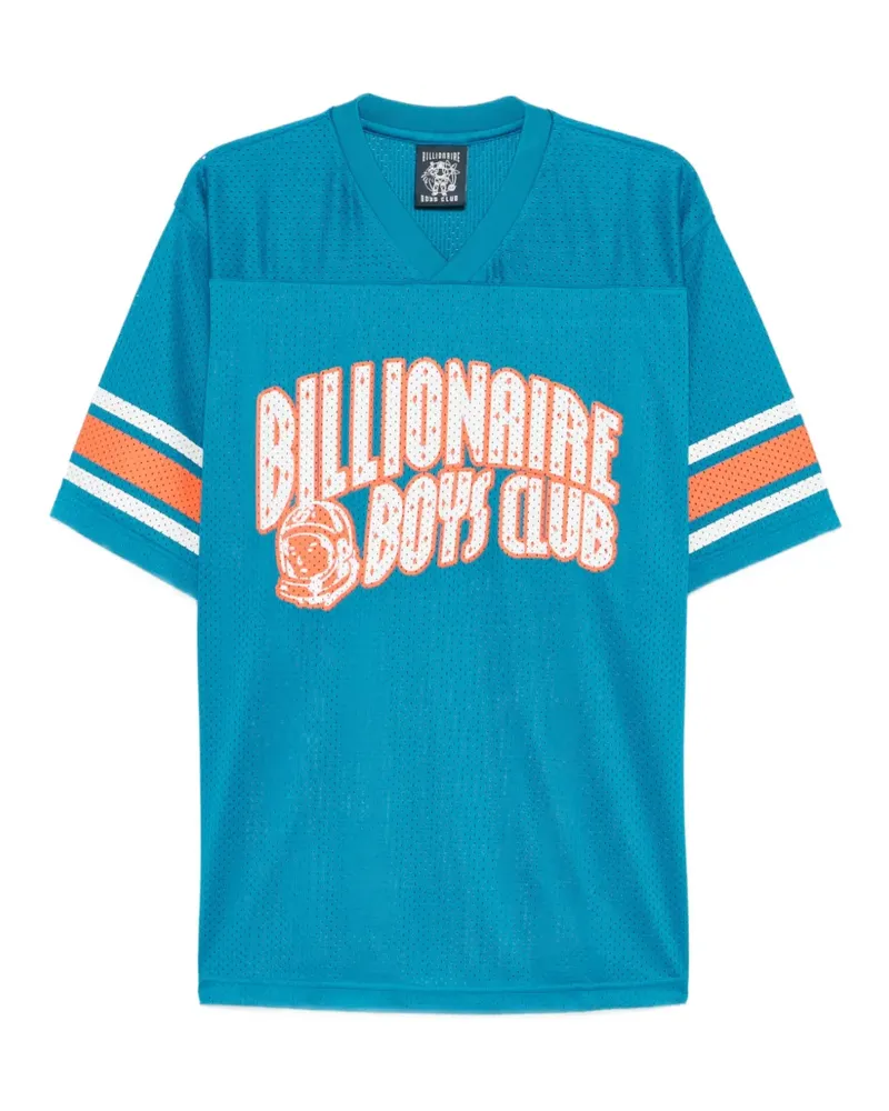 Billionaire Boys Club logo-print mesh T-shirt - Blau Blau