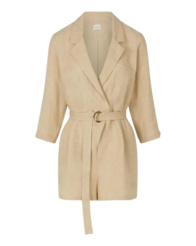 Le Kasha 1918 Dahab belted jumpsuit - Nude Nude