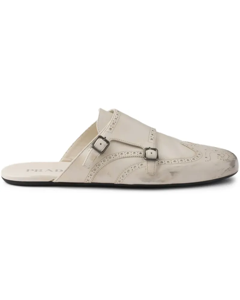 Prada Shuffle Mules - Nude Nude