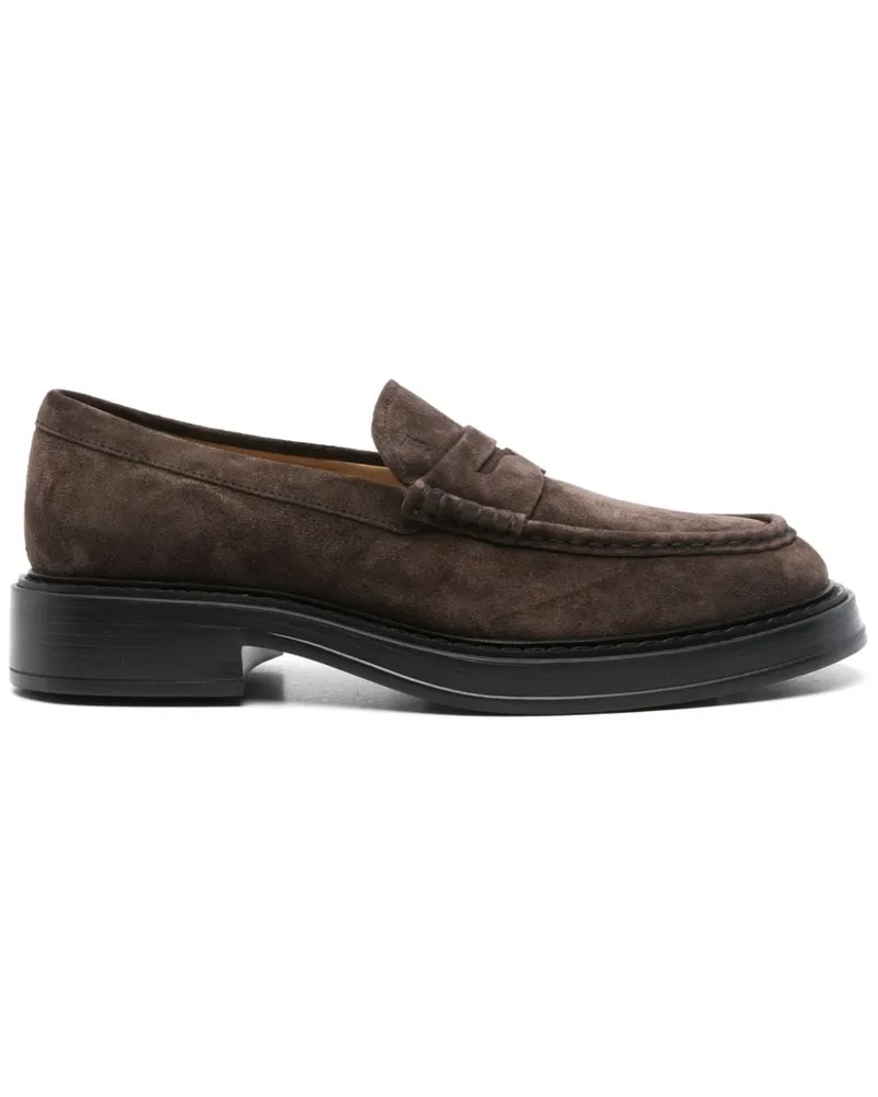 TOD'S Loafer aus Wildleder - Braun Braun