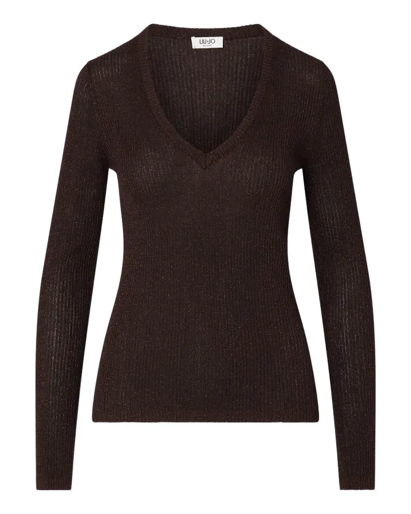 Liu Jo Lamé-Pullover - Braun Braun